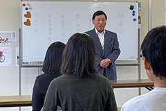 日本入国後の研修施設での講習